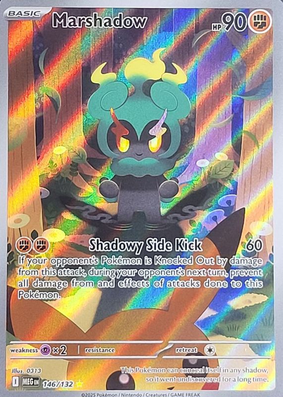 pokemon marshadow card 2025 Japanese M1L-Mega Brave #069 Japanese Art Rare PSA 10 Shining Legends Type Pokmon Marshadow-GX - 156/147 -