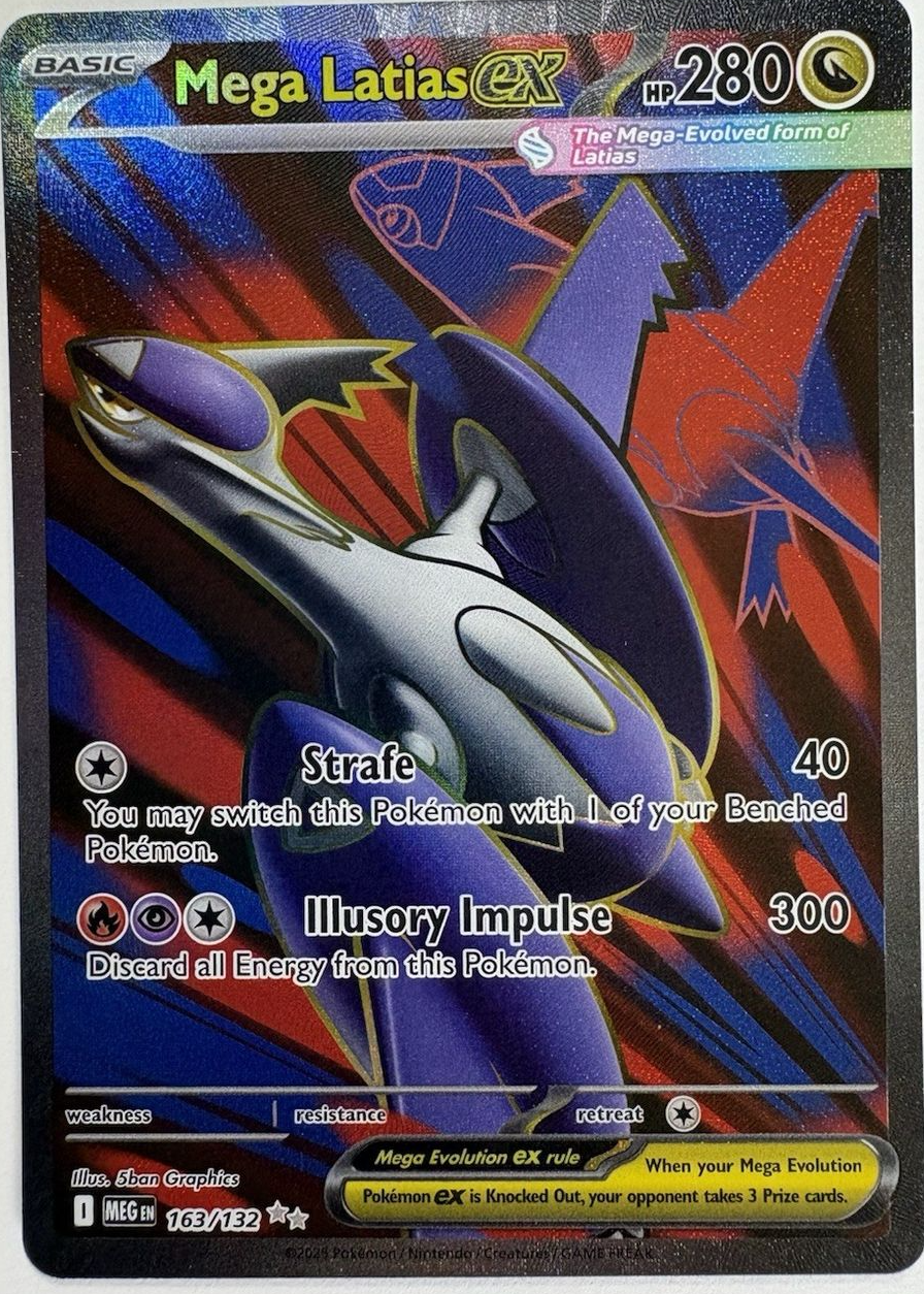 Mega Latias ex 2025 Mega Evolution #163/132 Ultra Rare (Full