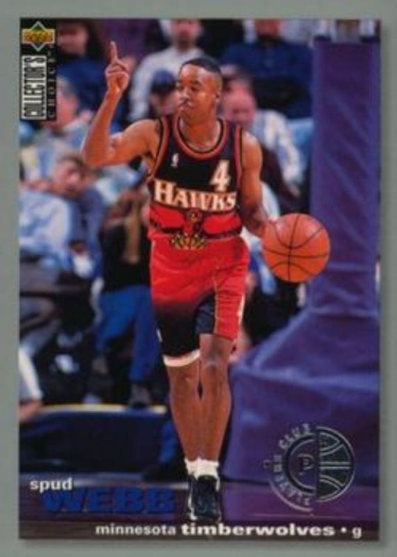 Spud Webb 1995 Collector's Choice #T6 1995 1996 Debut Player's ClubABC - Players Club RAW
