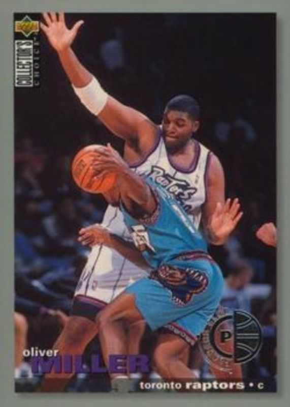 Oliver Miller 1995 Collector's Choice #T22 1995 1996 Debut Player's ClubABC - Players Club RAW