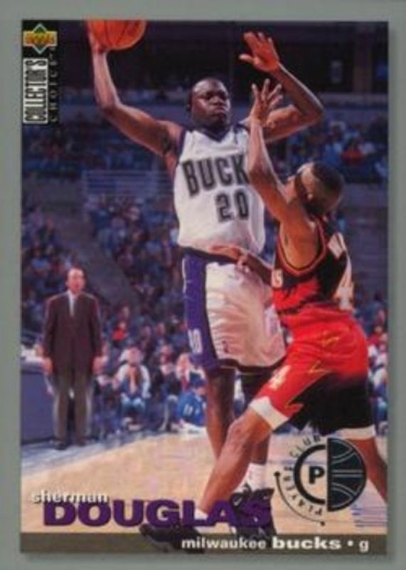 Sherman Douglas 1995 Collector's Choice #T5 1995 1996 Debut Player's ClubABC - Players Club RAW