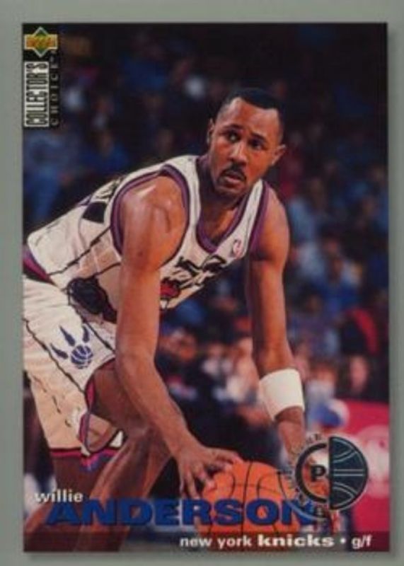 Willie Anderson 1995 Collector's Choice #T21 1995 1996 Debut Player's ClubABC - Players Club RAW