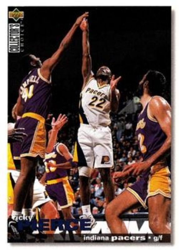Ricky Pierce 1995 Collector's Choice #T16 1995 1996 Debut Exchange RAW