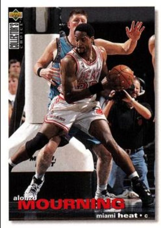 Alonzo Mourning 1995 Collector's Choice #T18 1995 1996 Debut Exchange RAW