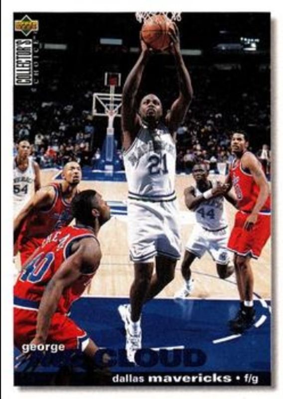 George McCloud 1995 Collector's Choice #T13 1995 1996 Debut Exchange RAW
