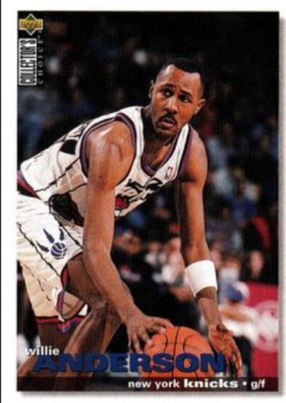 Willie Anderson 1995 Collector's Choice #T21 1995 1996 Debut Exchange RAW