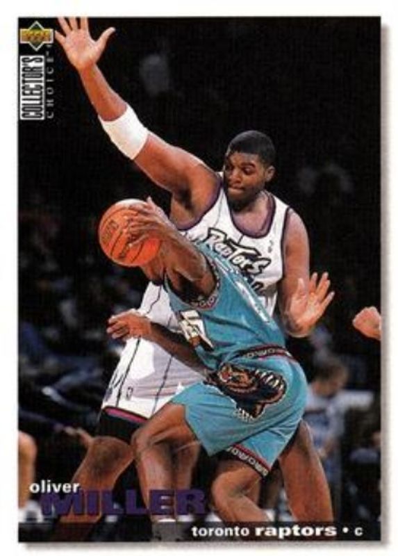 Oliver Miller 1995 Collector's Choice #T22 1995 1996 Debut Exchange RAW