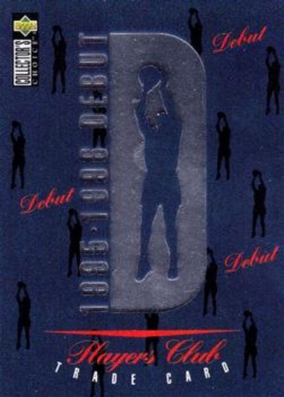 1995 Collector's Choice 1995 1996 Debut Player's Club Redemption