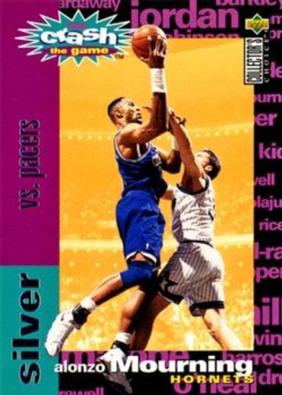 Alonzo Mourning 1995 Collector's Choice #C9b You Crash the Game Silver: Scoring RAW