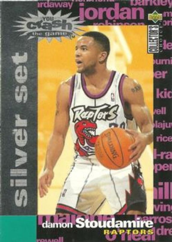 Damon Stoudamire 1995 Upper Deck Collector's Choice #C28 You Crash the Game Silver Exchange: Scoring Rookie RAW