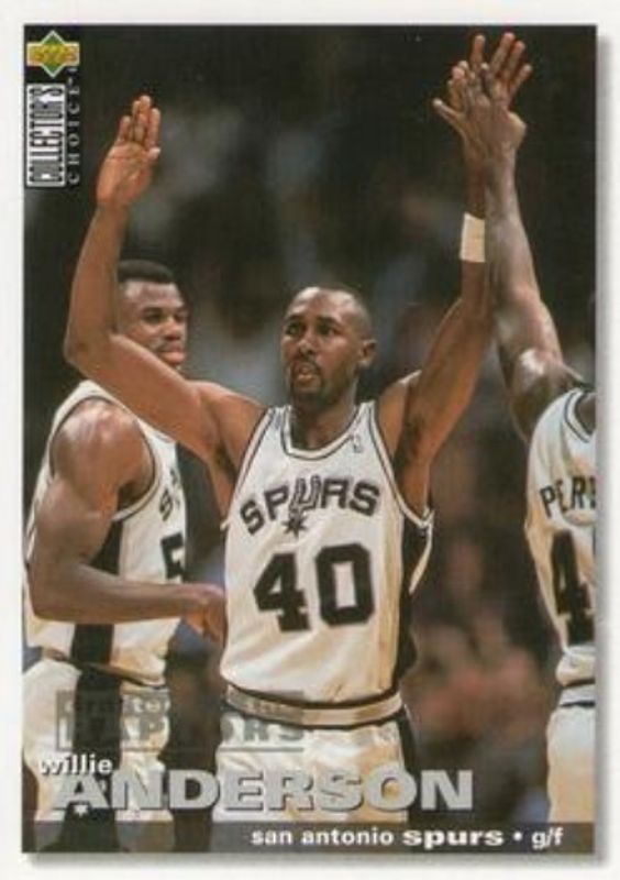 Willie Anderson 1995 Collector's Choice #150 Base RAW