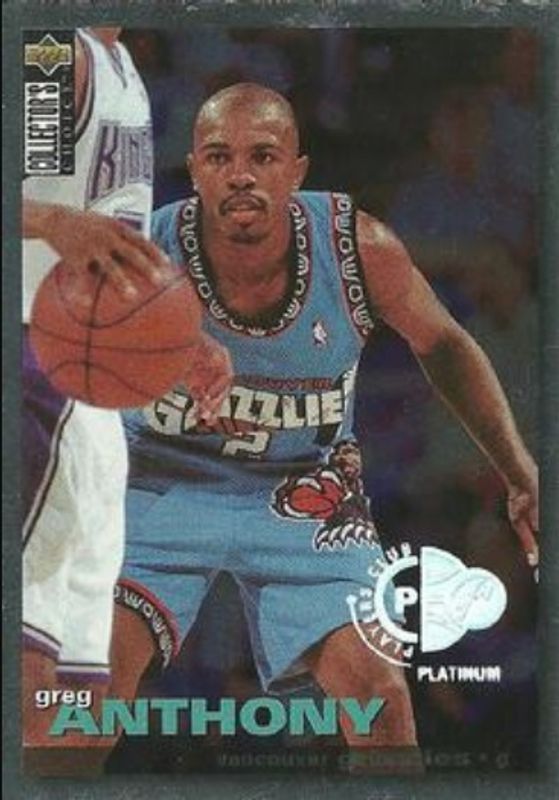 Greg Anthony 1995 Collector's Choice #296 Player's Club Platinum RAW