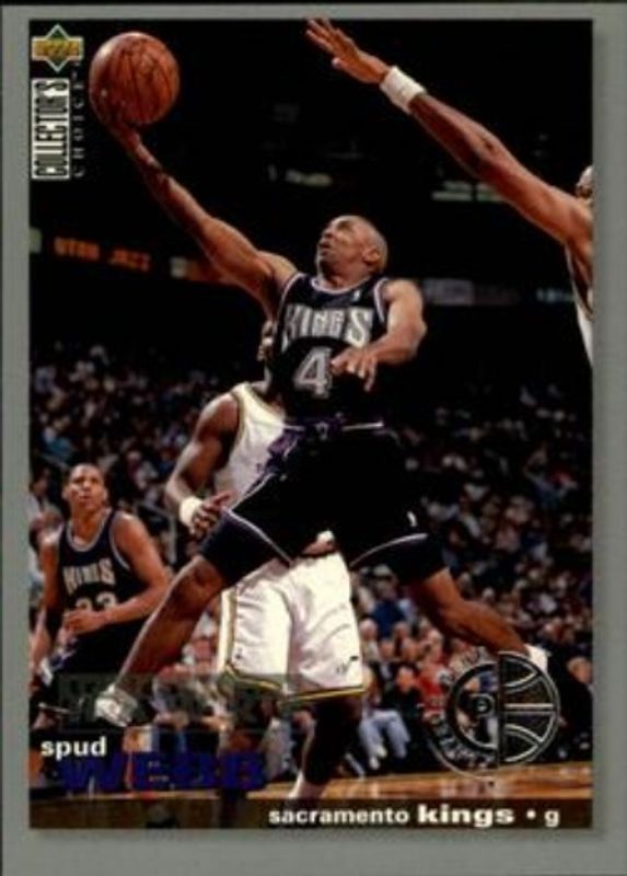 Spud Webb 1995 Collector's Choice #44 Player's Club RAW