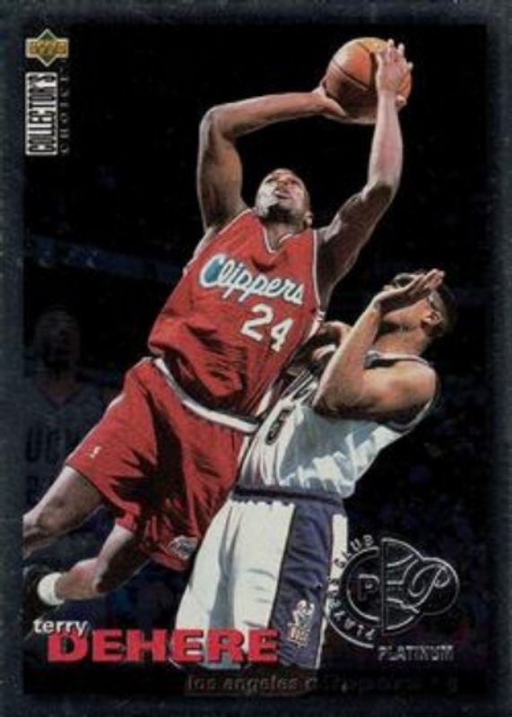 Terry Dehere 1995 Collector's Choice #51 Player's Club Platinum RAW