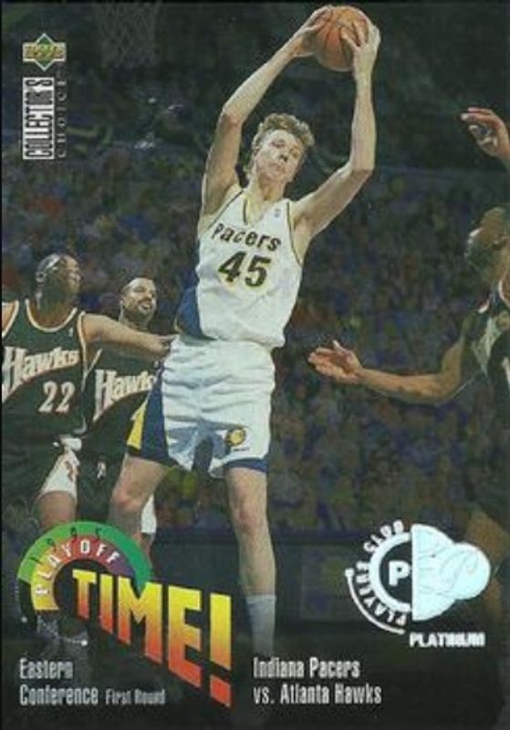Indiana Pacers 1995 Collector's Choice #351 Player's Club Platinum RAW