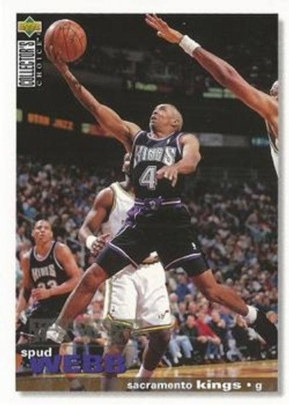 Spud Webb 1995 Collector's Choice #44 Base RAW