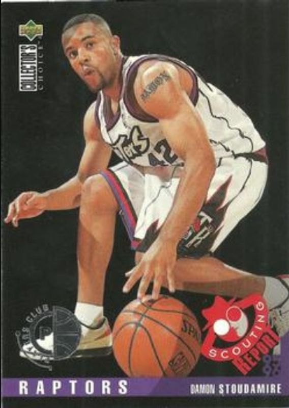 Damon Stoudamire 1995 Upper Deck Collector's Choice #346 Player's Club Rookie RAW