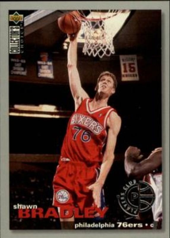 Shawn Bradley 1995 Collector's Choice #162 Player's Club RAW