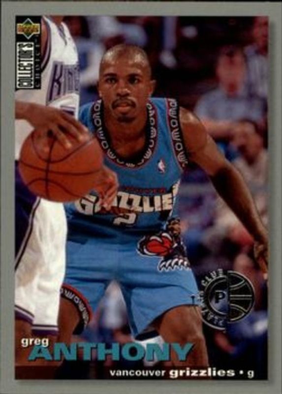 Greg Anthony 1995 Collector's Choice #296 Player's Club RAW