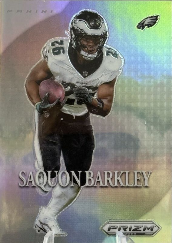 Saquon Barkley 2024 Prizm Deca #15 Most Valuable Players - Silver RAW