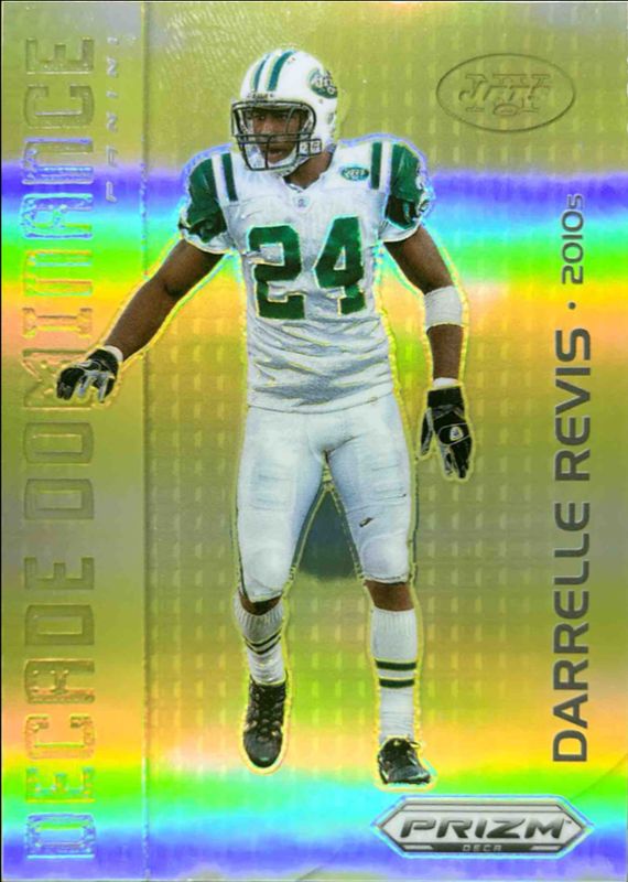 Darrelle Revis 2024 Prizm Deca #25 Decade Dominance - Silver RAW