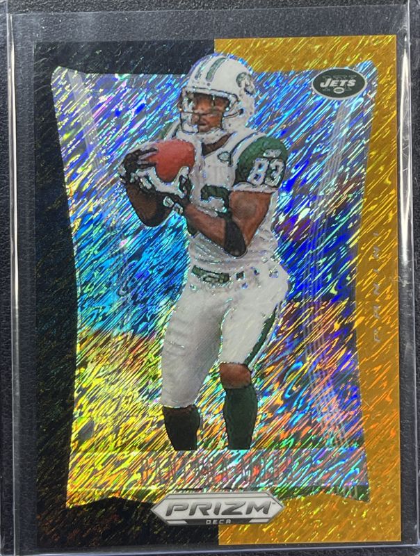 Santana Moss 2024 Prizm Deca #239 FOTL Black Gold Shimmer /8 RAW