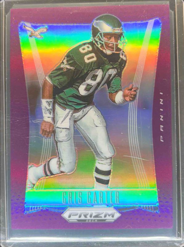 Cris Carter 2024 Prizm Deca #244 Purple /99 RAW