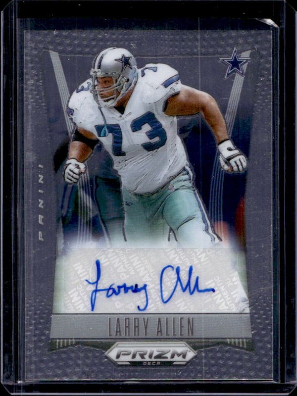 Larry Allen 2024 Prizm Deca #S-LAN Signatures RAW