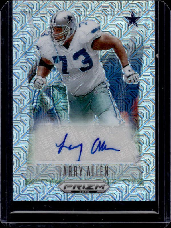 Larry Allen 2024 Prizm Deca #S-LAN Signatures - Mojo /25 RAW