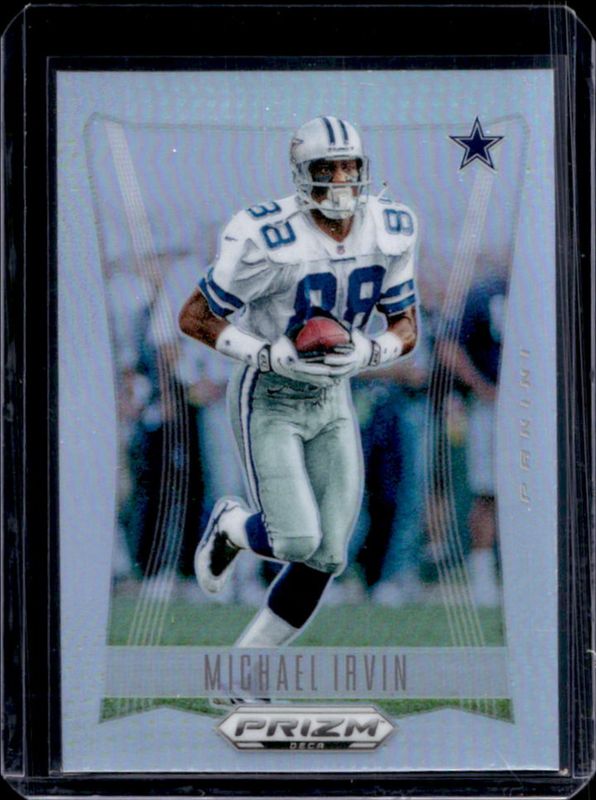 Michael Irvin 2024 Prizm Deca #85 Silver RAW