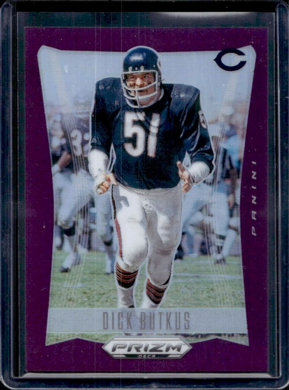 Dick Butkus 2024 Prizm Deca #57 Purple /99 RAW