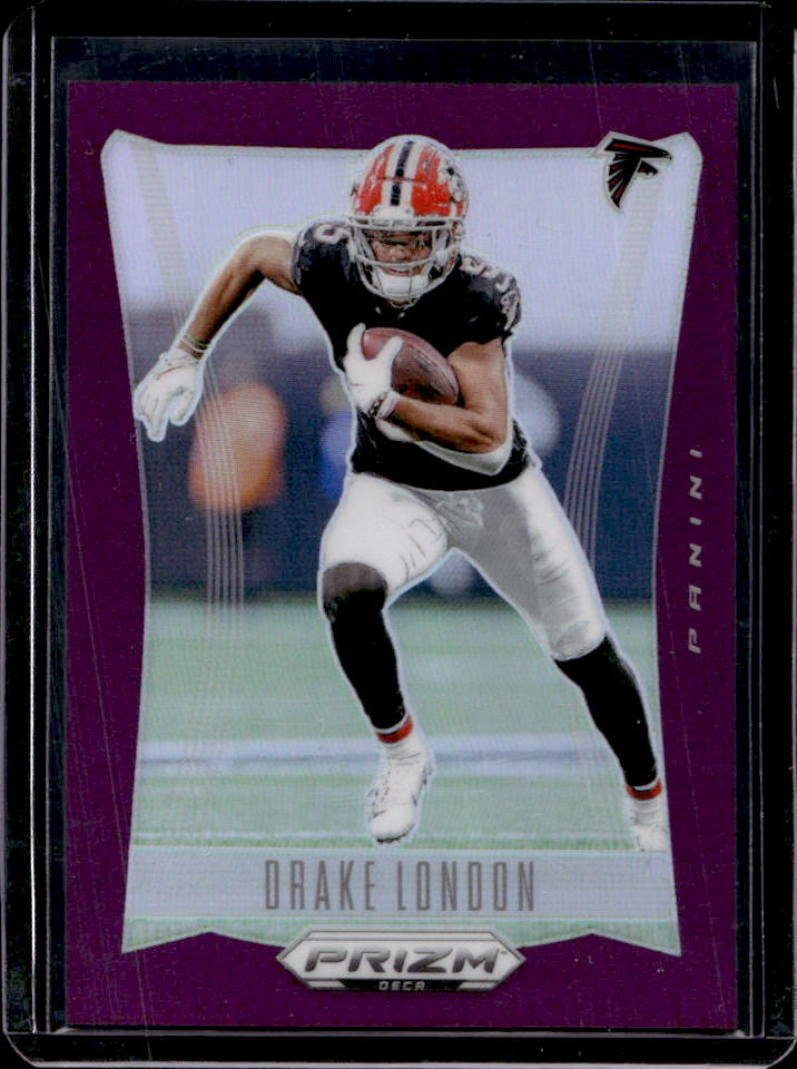 Drake London 2024 Prizm Deca #11 Purple /99 Price Guide - Sports Card ...