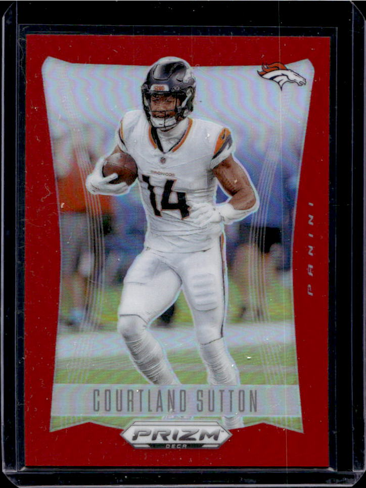 Courtland Sutton 2024 Prizm Deca #88 Red /199 Price Guide - Sports Card ...