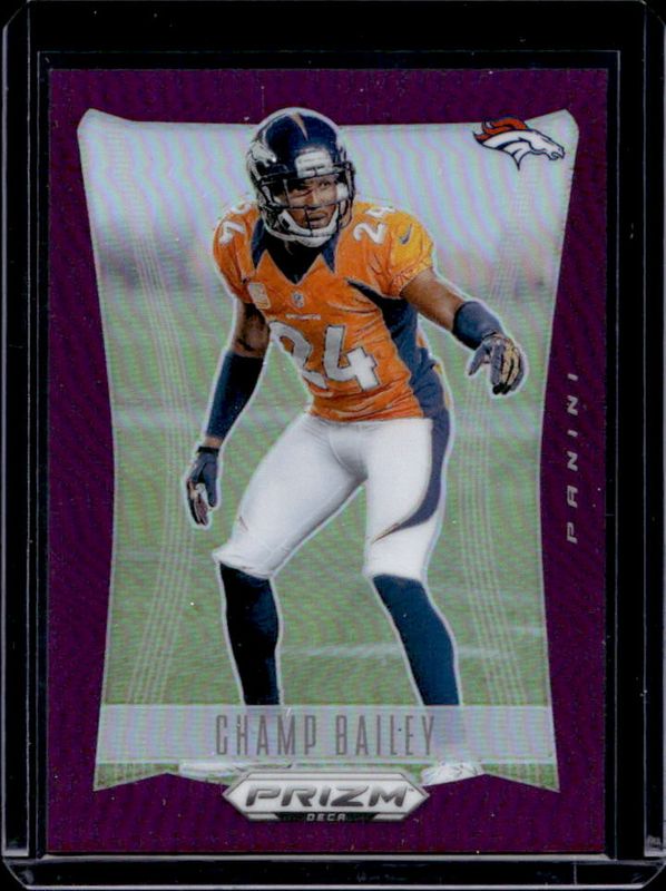 Champ Bailey 2024 Prizm Deca #95 Purple /99 RAW