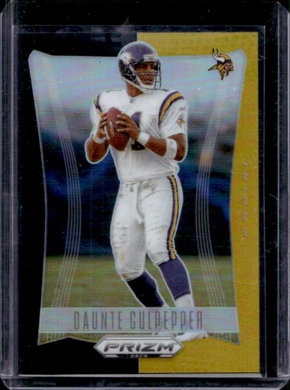 Daunte Culpepper 2024 Prizm Deca #206 Black Gold /5 Price Guide ...