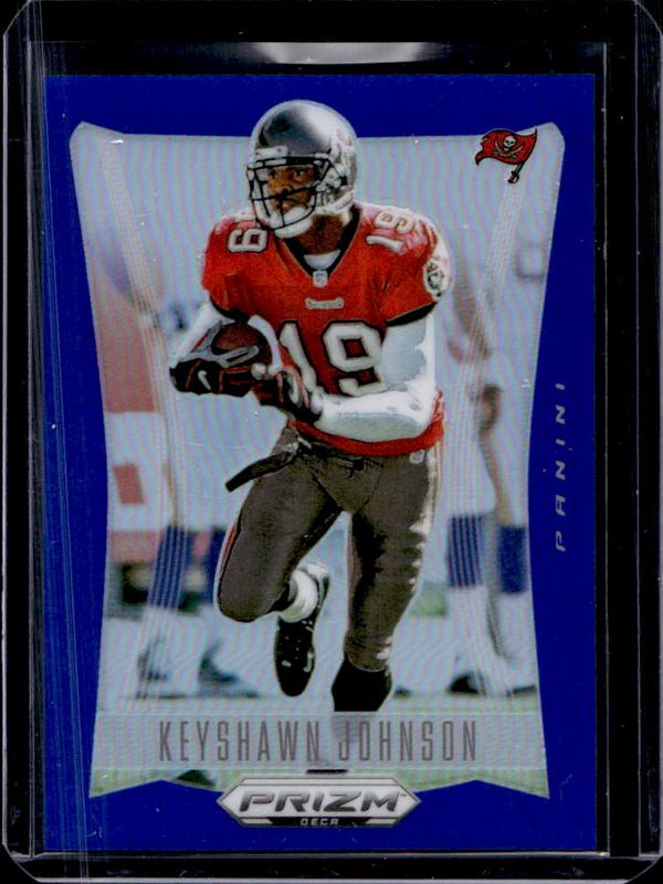 Keyshawn Johnson 2024 Prizm Deca #279 Blue /149 RAW