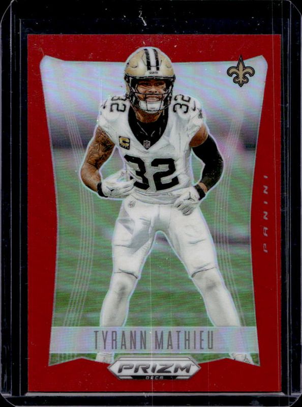 Tyrann Mathieu 2024 Prizm Deca #222 Red /199 RAW