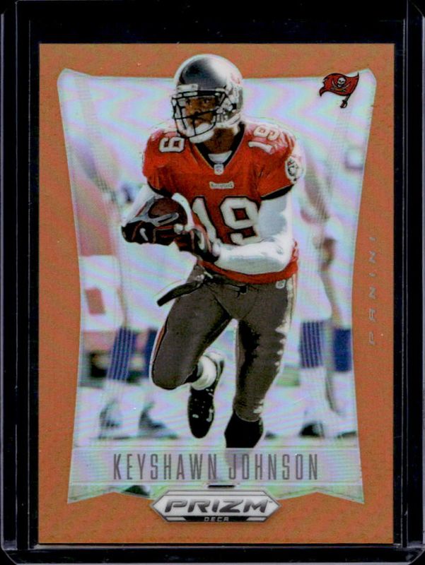 Keyshawn Johnson 2024 Prizm Deca #279 Orange /49 RAW