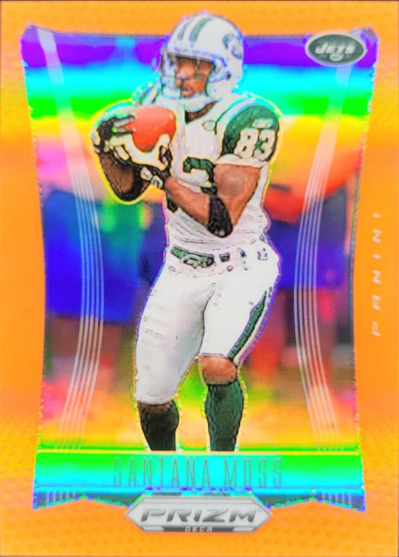 Santana Moss 2024 Prizm Deca #239 Orange /49 RAW