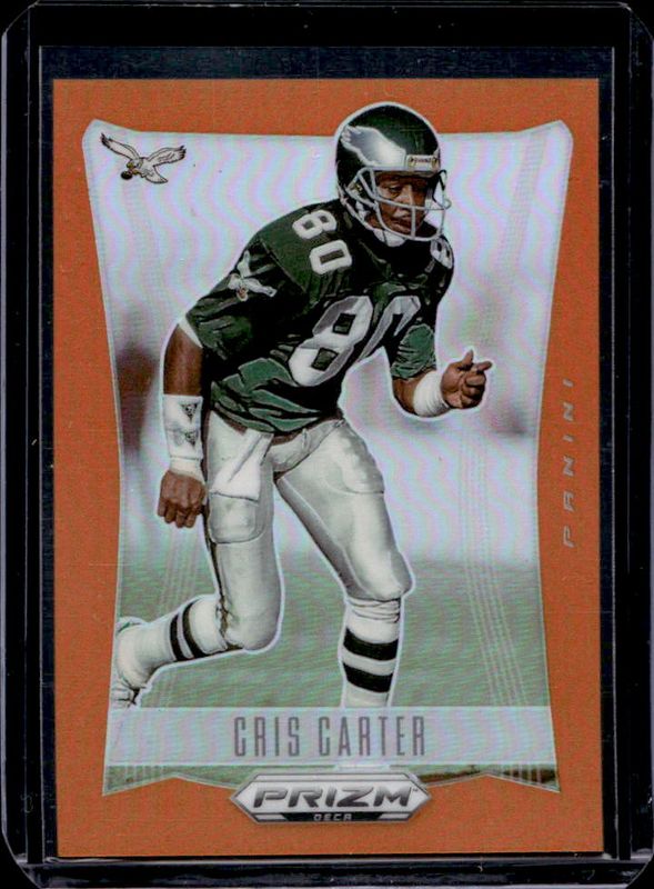 Cris Carter 2024 Prizm Deca #244 Orange /49 RAW