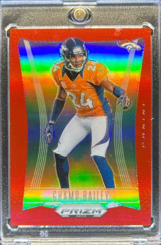 Champ Bailey 2024 Prizm Deca #95 Red /199 RAW