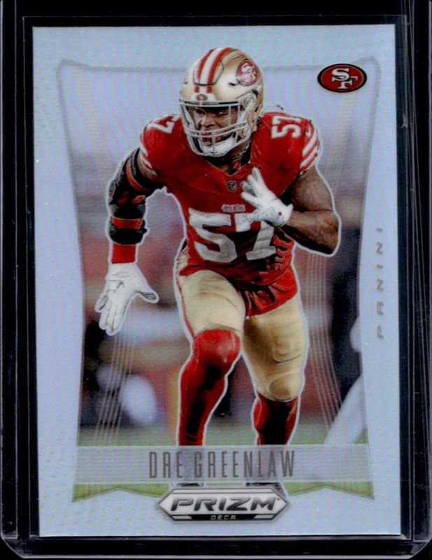 Dre Greenlaw 2024 Prizm Deca #258 Silver RAW