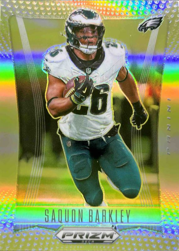 Saquon Barkley 2024 Prizm Deca #240 Silver RAW
