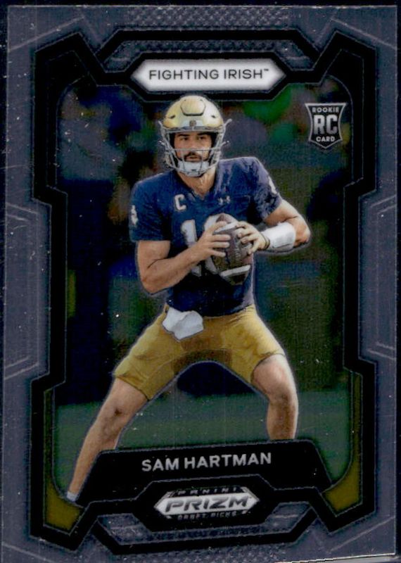 Sam Hartman 2024 Prizm Draft Picks #149 Base Rookie RAW