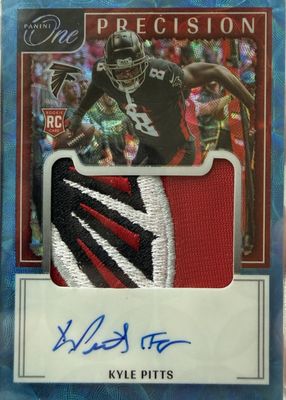 2021 One #311 Precision Rookie Patch Autographs - Platinum /5