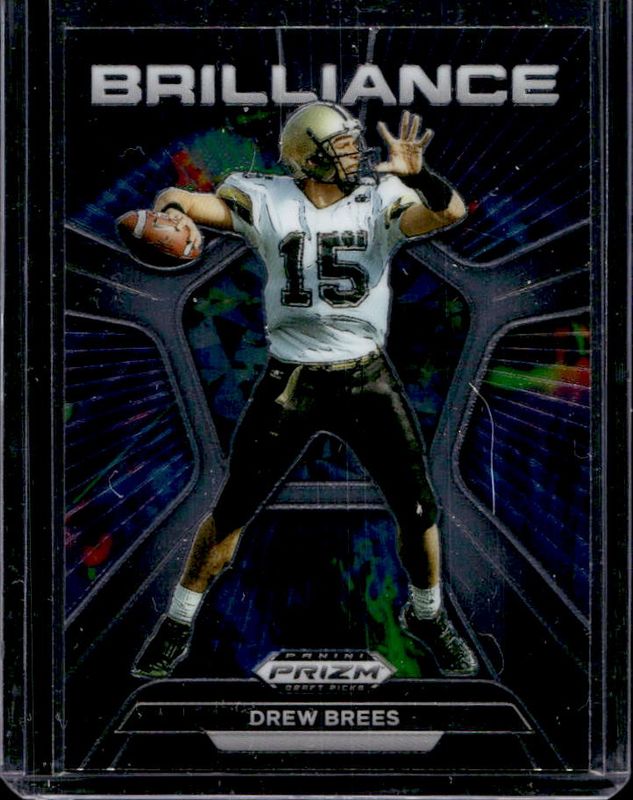 Drew Brees 2024 Prizm Draft Picks #BR-DB Brilliance RAW