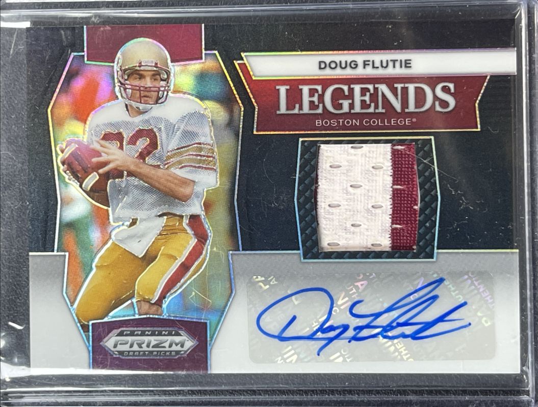 2024 Prizm Draft Picks #LPA-DF Legends Patch Autographs - Black /1