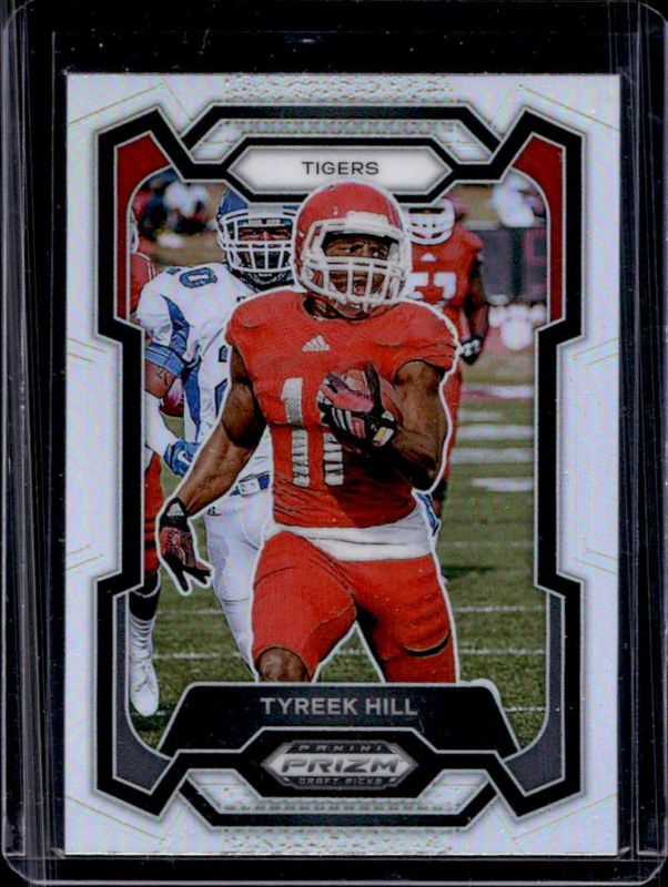 Tyreek Hill 2024 Prizm Draft Picks #80 Silver RAW