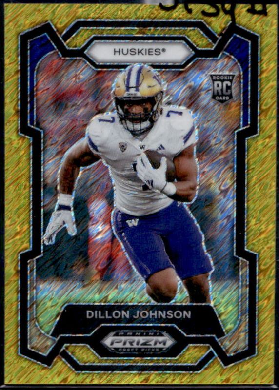 2024 Prizm Draft Picks #173 Gold Shimmer /15