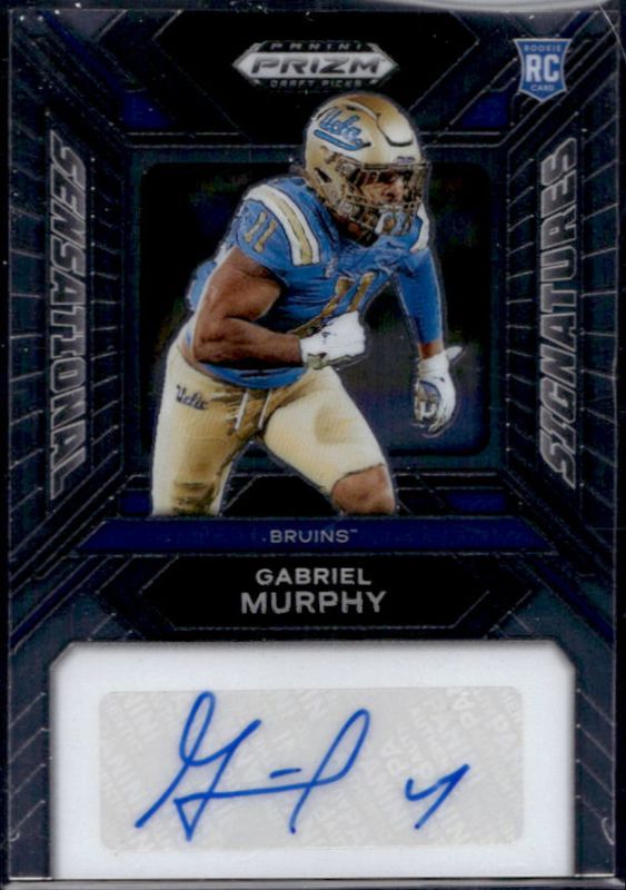 Gabriel Murphy 2024 Prizm Draft Picks #SS-GAM Sensational Signatures Rookie RAW